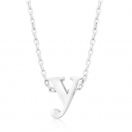 Picture of Silvertone Initial Y Pendant