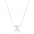 Pave Initial X Pendant