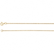 Picture of 14kt Rose 24.00 INCH Polished ROPE CHAIN