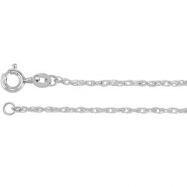 Picture of 14kt Rose 24.00 INCH CARDED Polished SOLID ROPE CHAIN