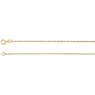 Picture of 14kt Rose 16.00 INCH Polished ROPE CHAIN
