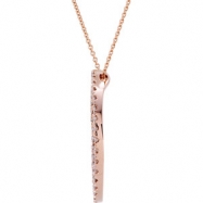 Picture of 14kt Rose 1 CT TW Polished DIAMOND NECKLACE