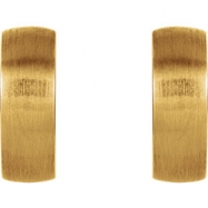 Picture of 14kt Yellow 17.50 mm PAIR Polished HINGED EARRING