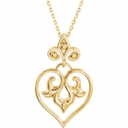 Picture of Sterling Silver NECKLACE Complete No Setting 18.00 INCH Polished PRECIOUS METAL FASHION NCK