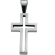 Sterling Silver 13.50X09.50 MM Polished CROSS PENDANT