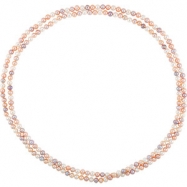 Picture of NECKLACE Complete with Stone 72.00 INCH ROUND 08.00-09.00 MM PEARL Polished FRSHWTR CUL MULTI PRL ROPE NCK