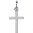 Sterling Silver CHARM Complete No Setting 20.40X08.85 MM Polished POSH MOMMY COLL CROSS CHM W/JR