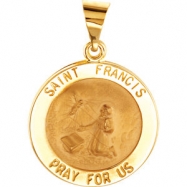 Picture of 14kt Yellow PENDANT COMPLETE NO SETTING 18.25 MM Polished NONE