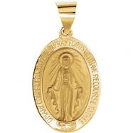 Picture of 14kt Yellow COMPLETE NO SETTING 25.00X17.75 MM Polished NONE