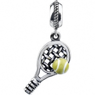 Picture of Sterling Silver 18.00X9.50 MM Polished KERA TENNIS DANGLE