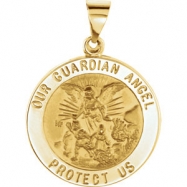 Picture of 14kt Yellow PENDANT COMPLETE NO SETTING 21.75 MM Polished NONE