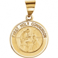 Picture of 14kt Yellow PENDANT COMPLETE NO SETTING 14.75 MM Polished NONE