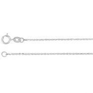 Picture of 14kt Rose 16.00 INCH Polished DIAMOND CUT CABLE CHAIN