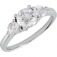 Picture of Sterling Silver COMPLETE WITH STONES SIZE 08.00 CUBIC ZIRCONIA Polished NONE