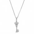 Sterling Silver Necklace Key Design Necklace