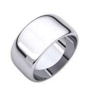 Picture of Sterling Silver 10.00 mm Half Round Band