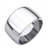 Picture of Sterling Silver 12.00 mm Half Round Band