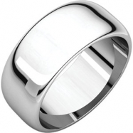 Picture of Sterling Silver 08.00 mm Half Round Band