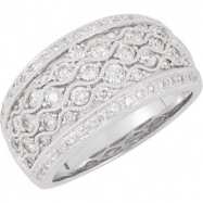 14kt White 1 CTTW Polished DIAMOND RING Picture of 14kt White 1 CTTW Polished DIAMOND RING