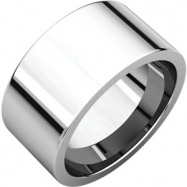 Picture of Sterling Silver 10.00 mm Flat Comfort Fit Band