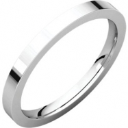 Picture of Sterling Silver 02.00 mm Flat Comfort Fit Band