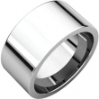 Sterling Silver 10.00 mm Flat Comfort Fit Band