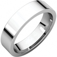 Picture of Sterling Silver 05.00 mm Flat Comfort Fit Band