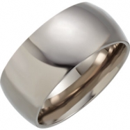 Picture of Titanium 13.00 10.00 mm POLISHED DOMED BAND