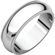 Picture of Sterling Silver 06.00 mm Milgrain Band