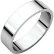 Sterling Silver 05.00 mm Flat Band