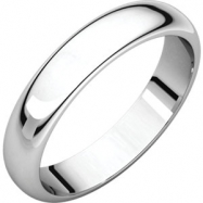 Picture of Sterling Silver 04.00 mm Half Round Band