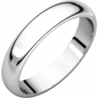 Sterling Silver 04.00 mm Half Round Band