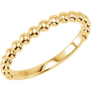 Picture of 14kt Yellow Stackable Ring