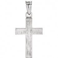 Picture of Sterling Silver 20.00X13.00 MM Polished CROSS PENDANT