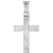 Sterling Silver 20.00X13.00 MM Polished CROSS PENDANT