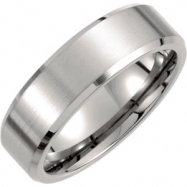 Picture of Titanium SIZE 10.50 07.00 MM SATIN/POLISHED BEVELLED BAND