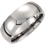 Picture of Titanium 06.50 08.00 mm POLISHED DOMED BAND