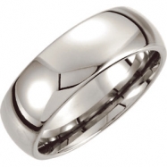 Picture of Cobalt SIZE 14.00 08.00 MM POLISHED SLIGHTLY DOMED BAND