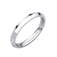Picture of 14kt White 02.50 mm Knife Edge Comfort Fit Band