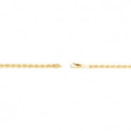 Picture of 14kt White 18 INCH Polished 04.00 MM ROPE CHAIN (REP CH509