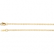 14kt White BULK BY INCH Polished LASERED TITAN GOLD ROPE CHAIN