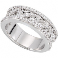 Picture of 14KW 1/2 CT TW P ANNIVERSARY BAND