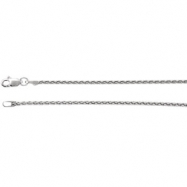 Picture of Sterling Silver BULK BY INCH Polished WHEAT CHAIN