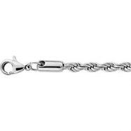 Picture of Stainless Steel 28.00 INCH NONE 3MM ROPE CHAIN