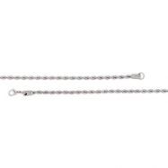 Picture of Stainless Steel 24.00 INCH NONE 4MM ROPE CHAIN W/ LOBSTER