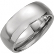 Stainless Steel 11.50 6MM POLISHED DOMED BAND