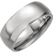 Picture of Stainless Steel 10.00 6MM POLISHED DOMED BAND