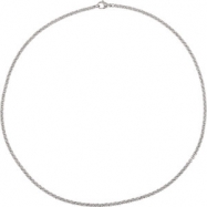 Picture of Stainless Steel 22.00 INCH NONE 3MM ROLO CHAIN