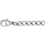 Stainless Steel 28.00 INCH NONE 4.8MM CURB CHAIN W/LOBSTER Picture of Stainless Steel 28.00 INCH NONE 4.8MM CURB CHAIN W/LOBSTER