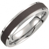 Picture of Titanium SIZE 12.00 05.00 MM POLISHED OXIDIZED RAISED BAND